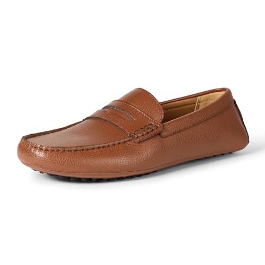 Driving Moc Leather - Men's Casual Driving Moc Loafers Slip-On