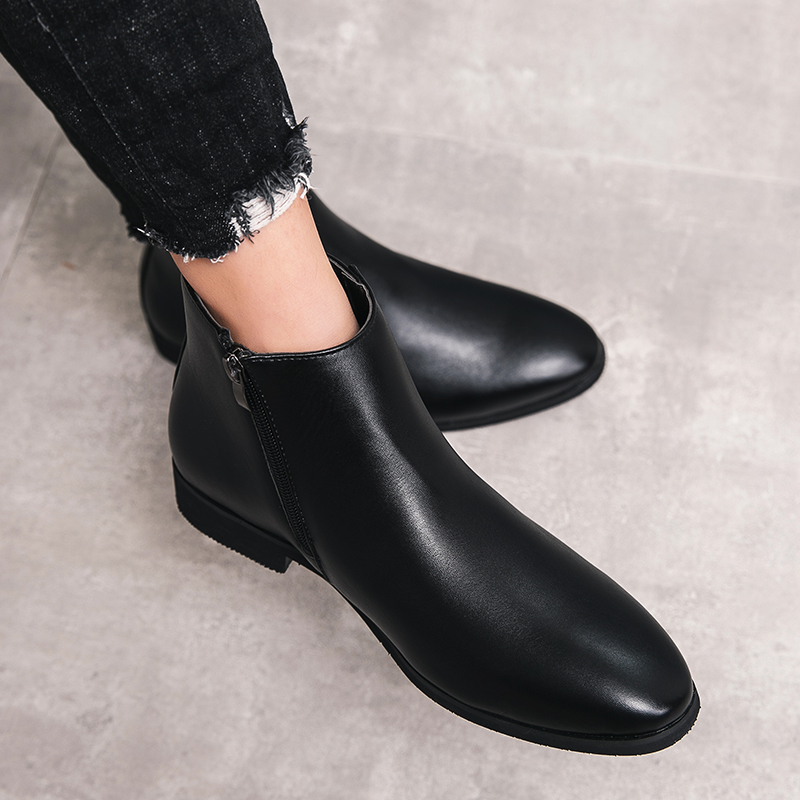 Men'S Shoes Low Top - New minimalist riding boots men's boots