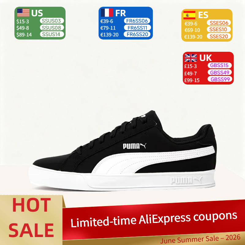 Men'S Shoes Puma Sneakers - Puma Smash Vulc: Retro, Minimalist, Versatile,