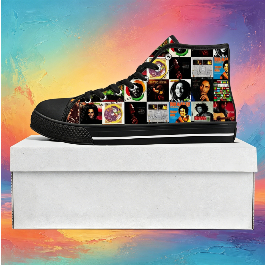 Bob Marley Quote Custom High T - Men Shoes Quotes recension och pris