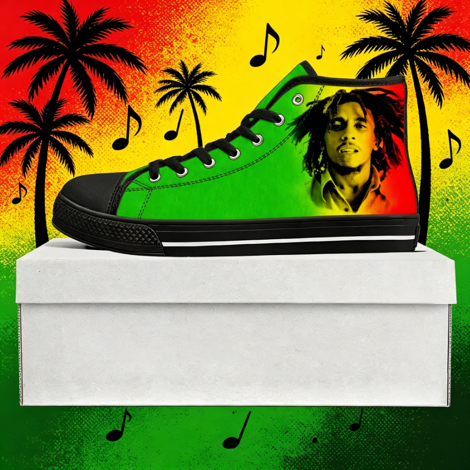 Bob Marley Quote Custom High T - Men Shoes Quotes recension och pris