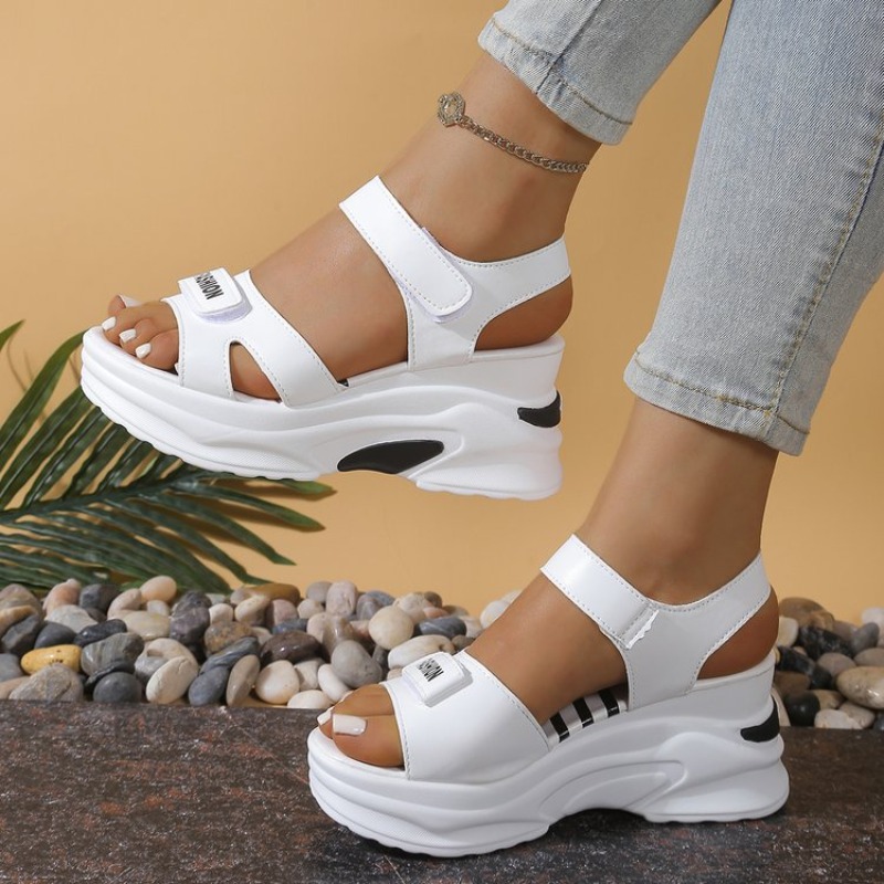 New Women Platform Wedge Sanda - Velcro Strap Sandal recension och pris