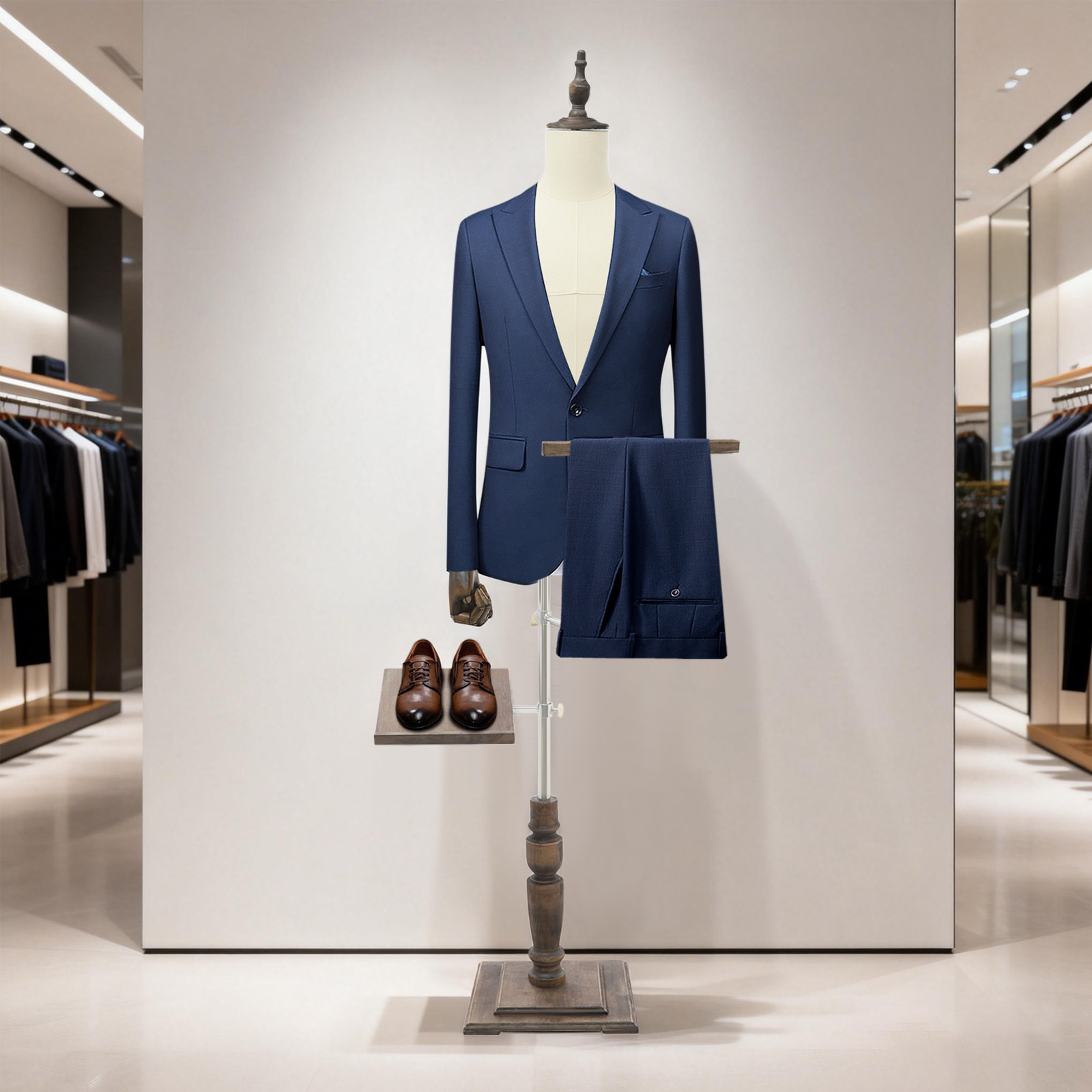 Dress Form Male Mannequin W/Pa - Men'S Shoes With Linen Pants recension och pris
