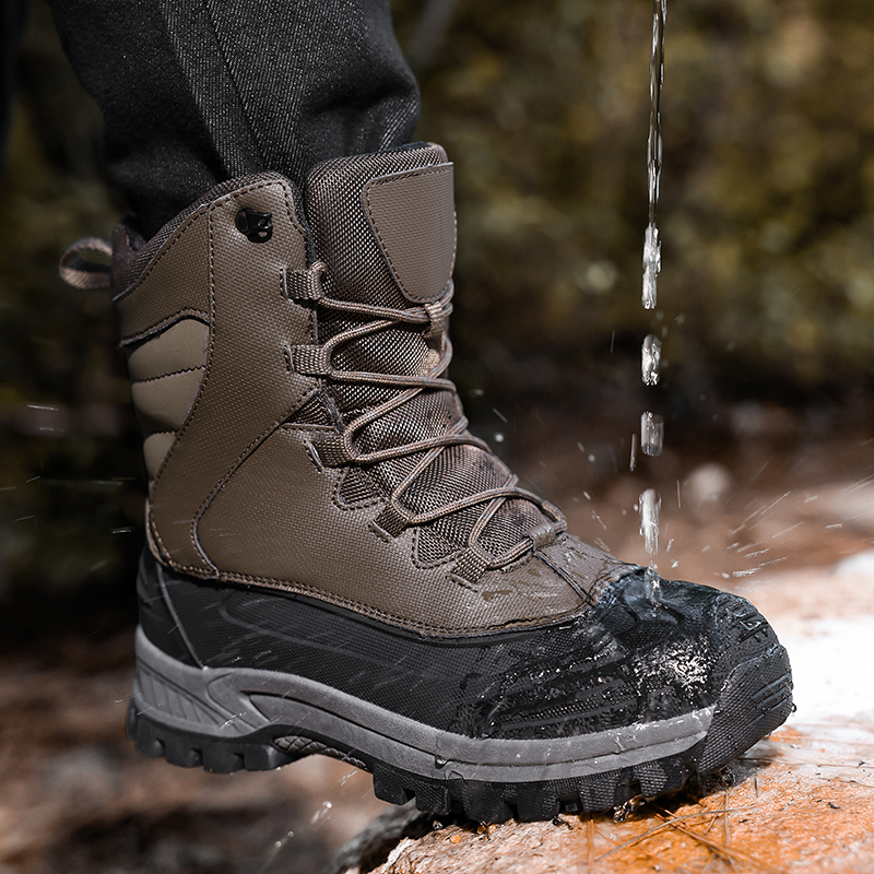 Winter Plush Warm Men Snow Boo - Hiking Boot Waterproof recension och pris