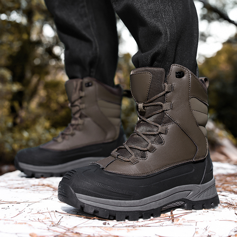 Winter Plush Warm Men Snow Boo - Hiking Boot Waterproof recension och pris