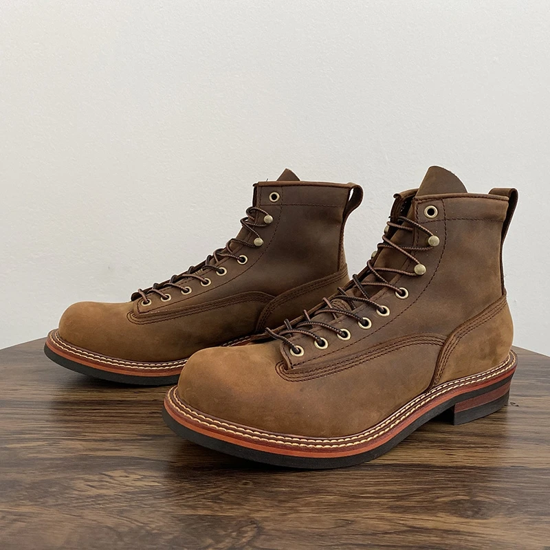 Vintage British Men Ankle Boot - Men Shoes Office recension och pris