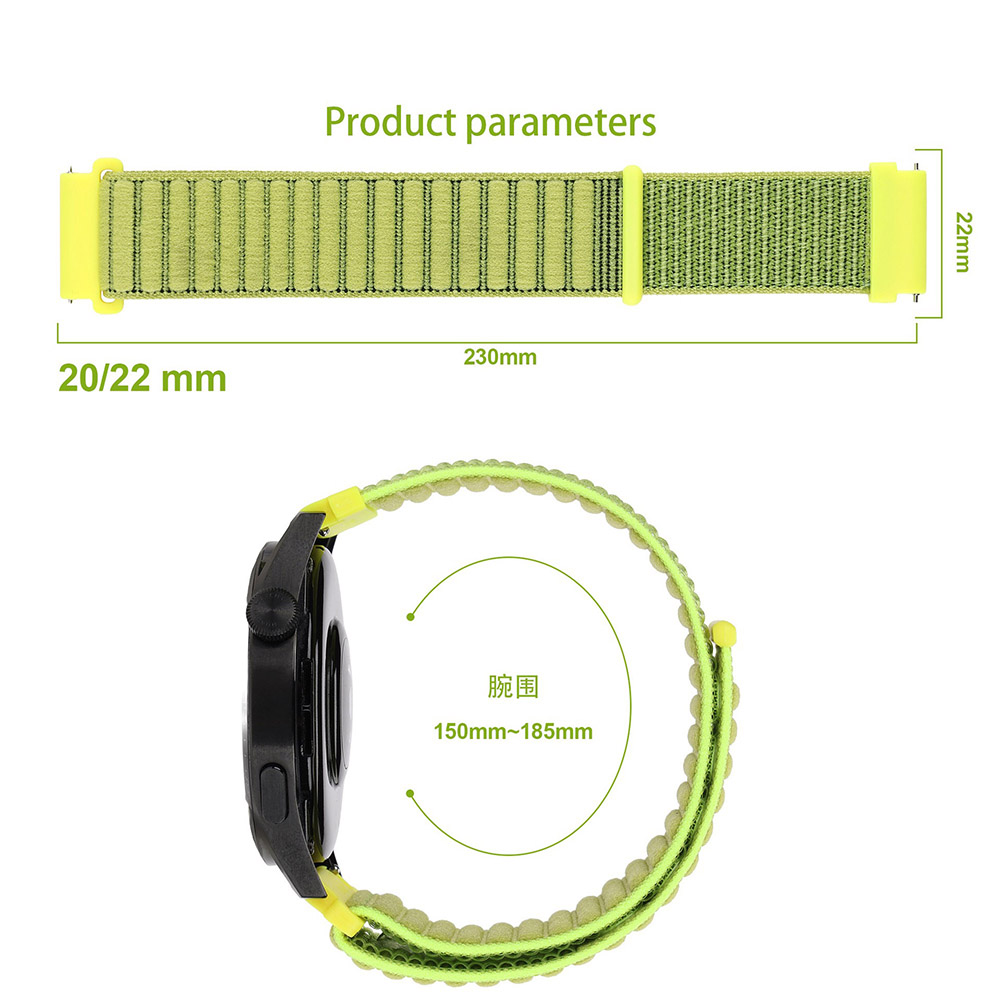22mm Nylon Strap For Haylou So - Velcro Strap Sandal recension och pris