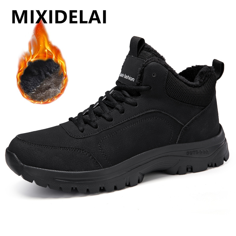 Winter Men's Boots Warm Plush  - Men Shoes Office recension och pris