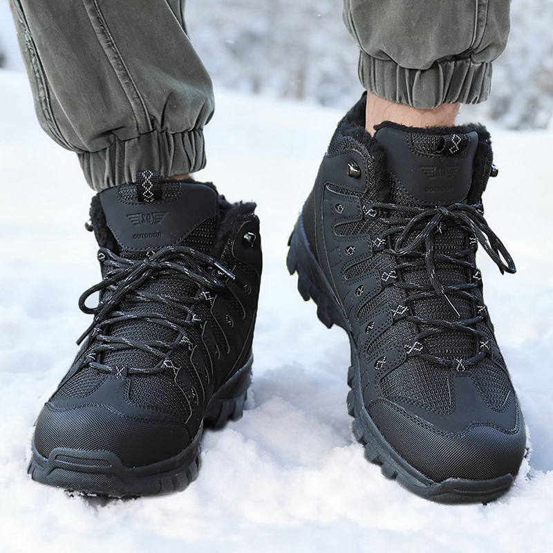 Winter Men's Boots Warm Plush  - Men Shoes Office recension och pris