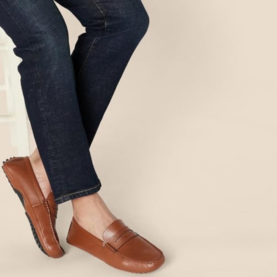 Men's Casual Driving Moc Loafe - Driving Moc Leather recension och pris