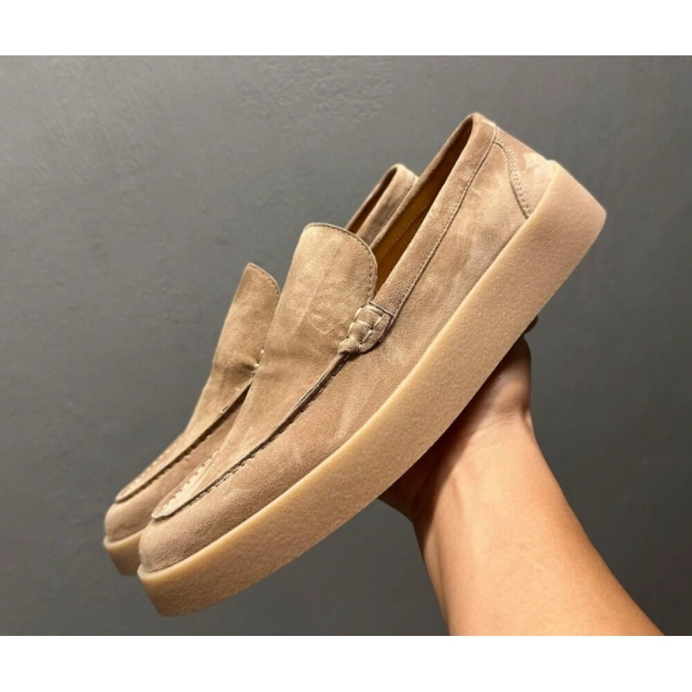Luxury Beige Suede Platform Lo - Men'S Shoes Smart recension och pris
