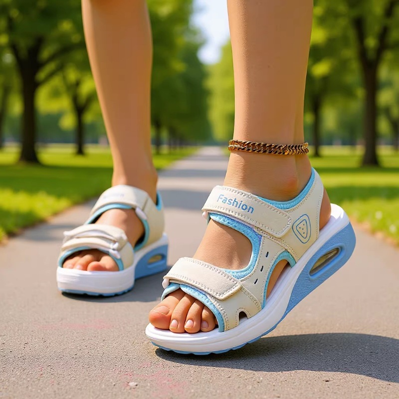 Women's Orthopedic Air Cushion - Velcro Strap Sandal recension och pris
