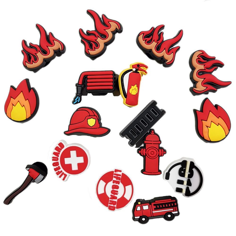 Fireman Shoe Charms for Crocs  - Men'S Shoes Crocs recension och pris