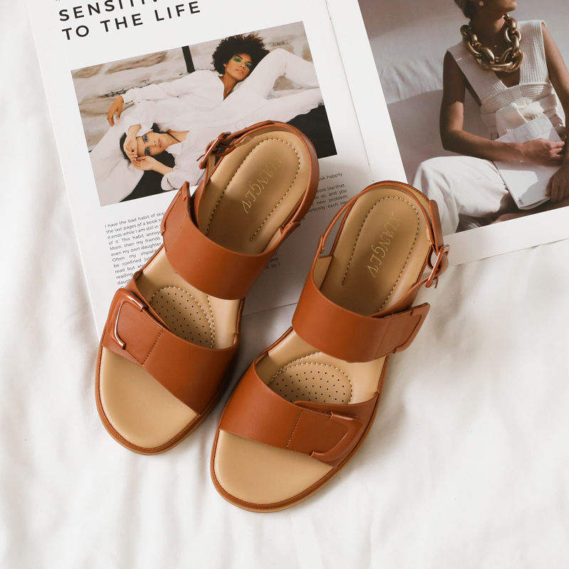 Summer new style one-strap wed - Velcro Strap Sandal recension och pris