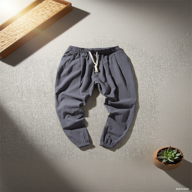 Cotton and linen harem pants m - Men'S Shoes With Linen Pants recension och pris