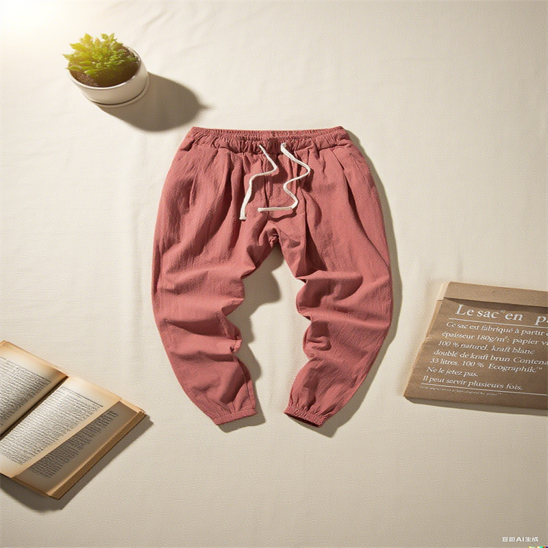 Cotton and linen harem pants m - Men'S Shoes With Linen Pants recension och pris