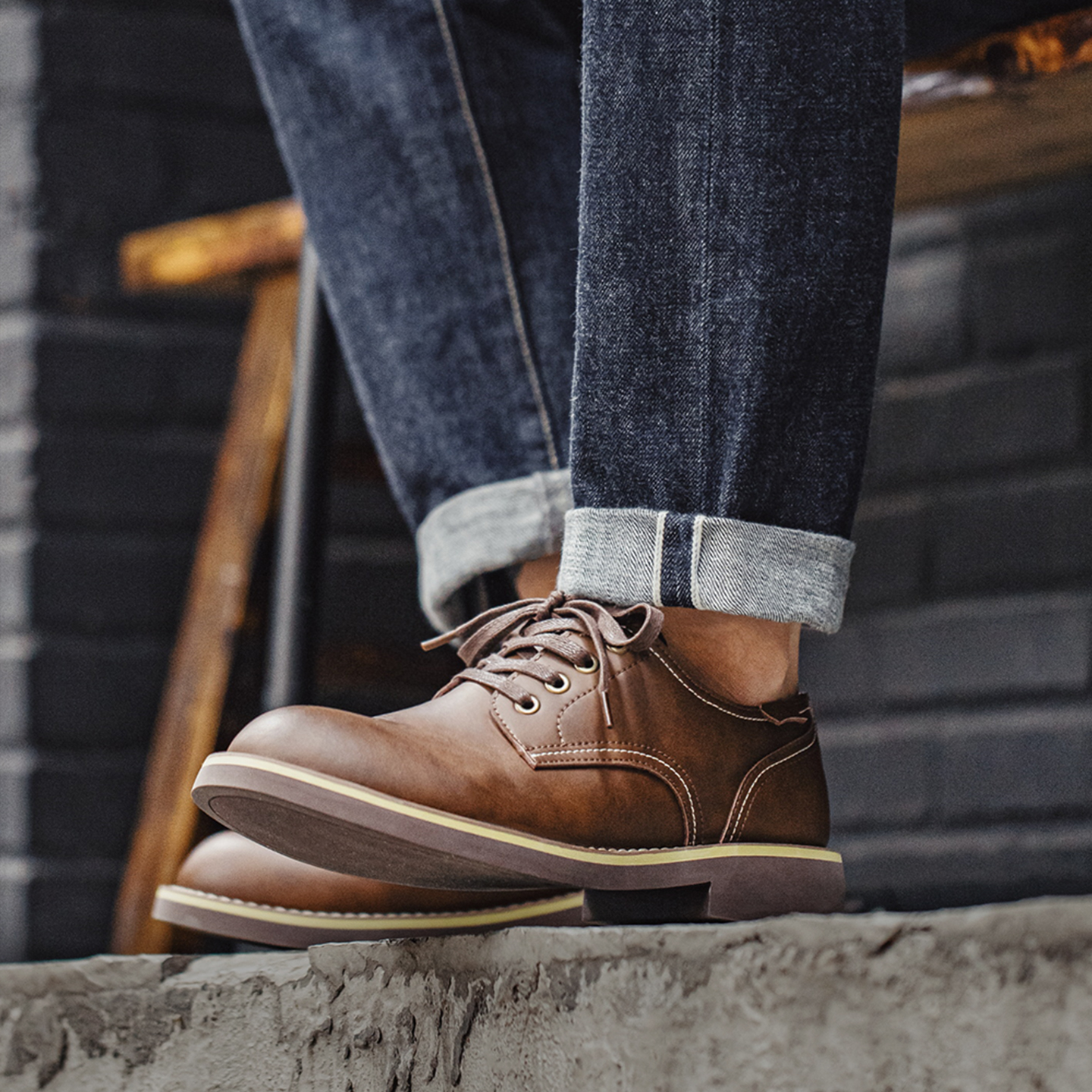 Maden Men's Vintage Shoes Clas - Men'S Shoes Smart recension och pris