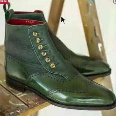 Men's Leather Suede Chelsea Bo - Men Shoes Office recension och pris