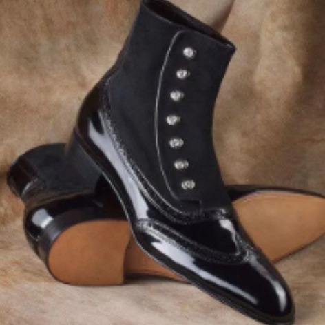 Men's Leather Suede Chelsea Bo - Men Shoes Office recension och pris