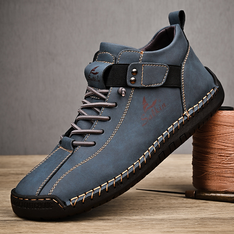 New 2025 Handmade Leather Casu - Men Shoes Lacoste recension och pris
