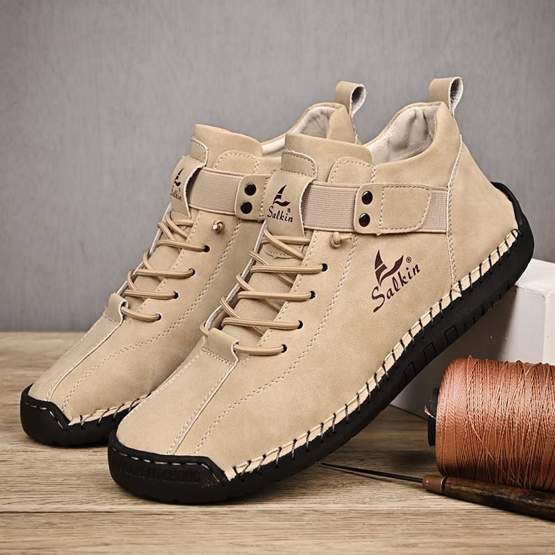 New 2025 Handmade Leather Casu - Men Shoes Lacoste recension och pris