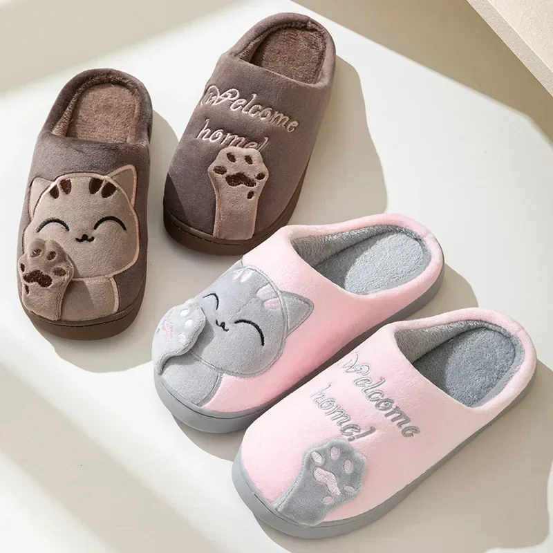 Home Fluffy Cat Slippers Women - Sport Slide Men recension och pris