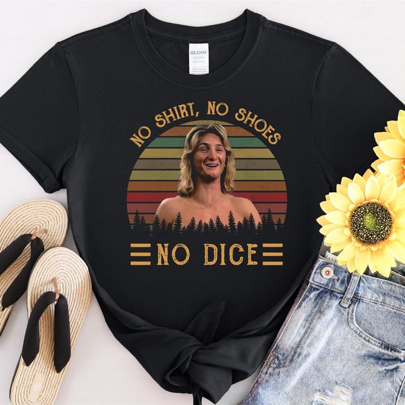 32 No T Shirt Shoes Dice Vinta - Men Shoes Quotes recension och pris