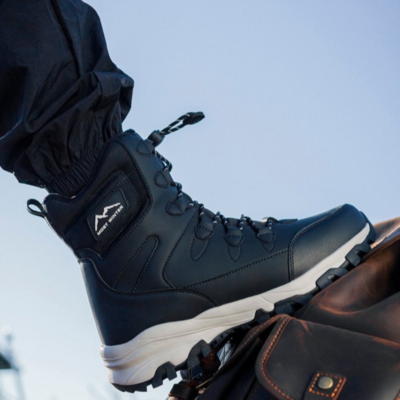 Winter Mens High Top Boots Cou - Hiking Boot Waterproof recension och pris